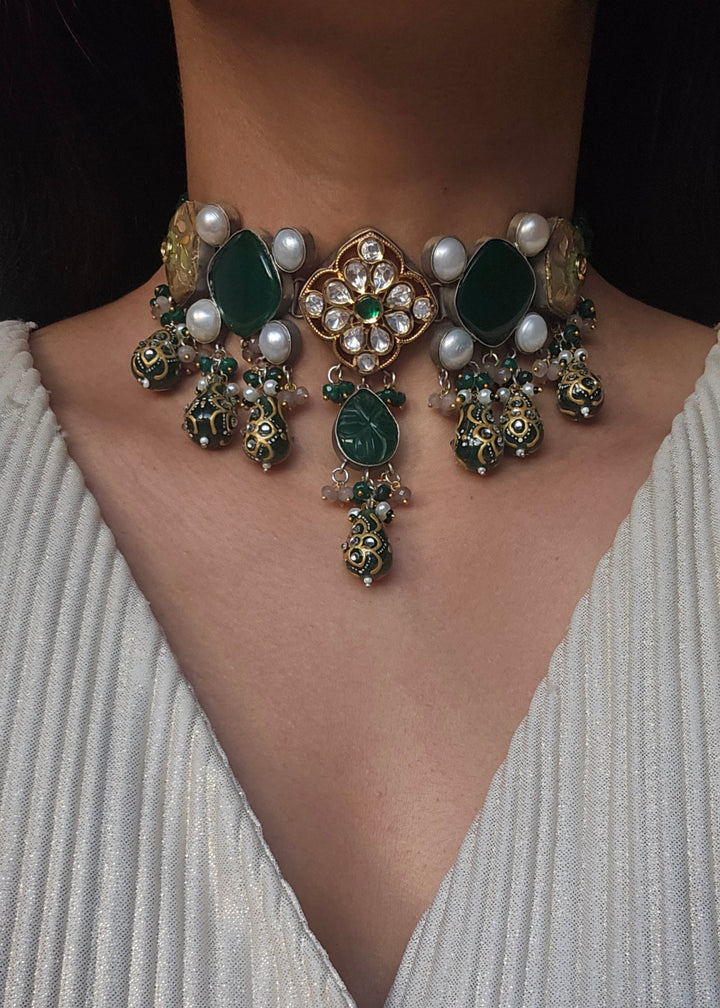 Mehtab Choker/Necklace Set