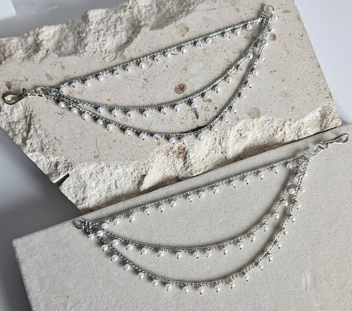 Jassie 3 Layered Long Ear Chain/Sahare/Extensions