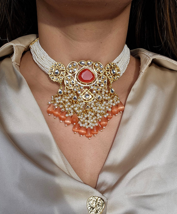 Rajan Necklace/Choker Set
