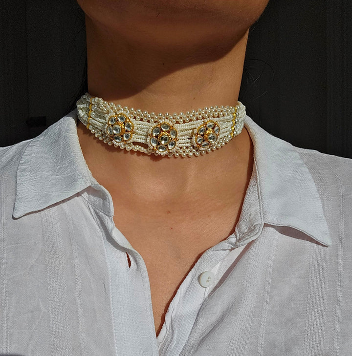 Harper Pachi Kundan Choker Set