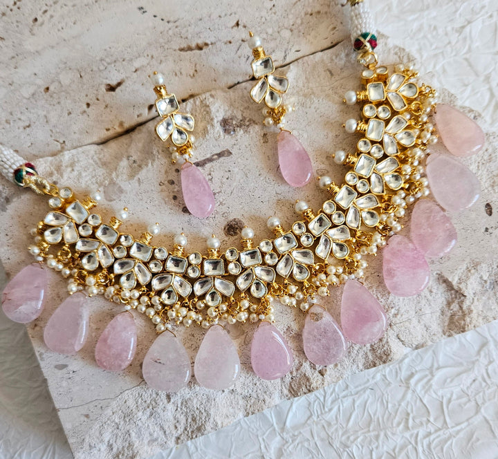 Susaine Pachi Kundan Choker/Necklaceset