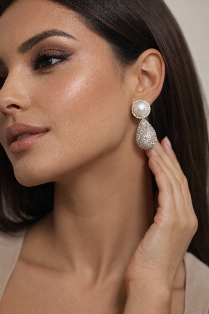 Aisha 2 In 1 Earrings/Studs