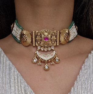 ALIJAH Choker/Necklace Set