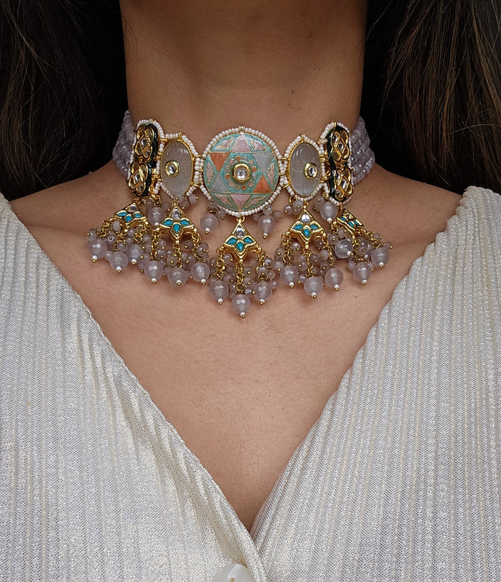 Rowena Choker/Necklace Set