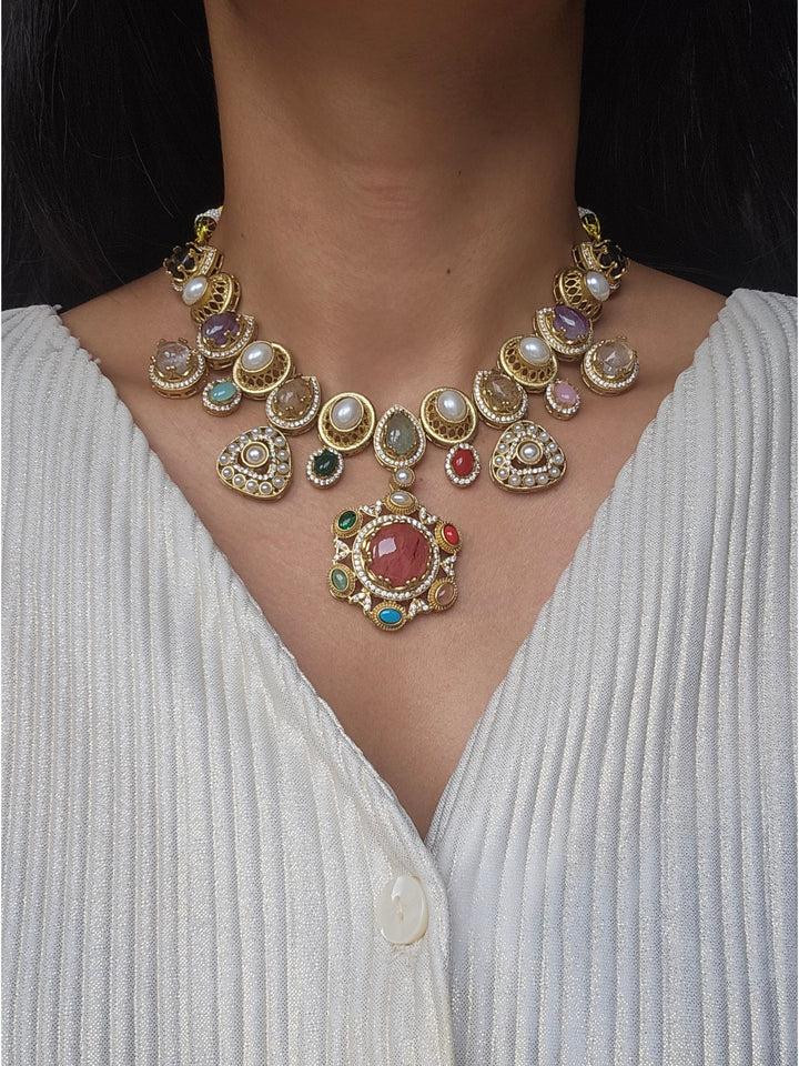 LOUISE Choker/Necklace Set- Sabyasachi Inspired Set