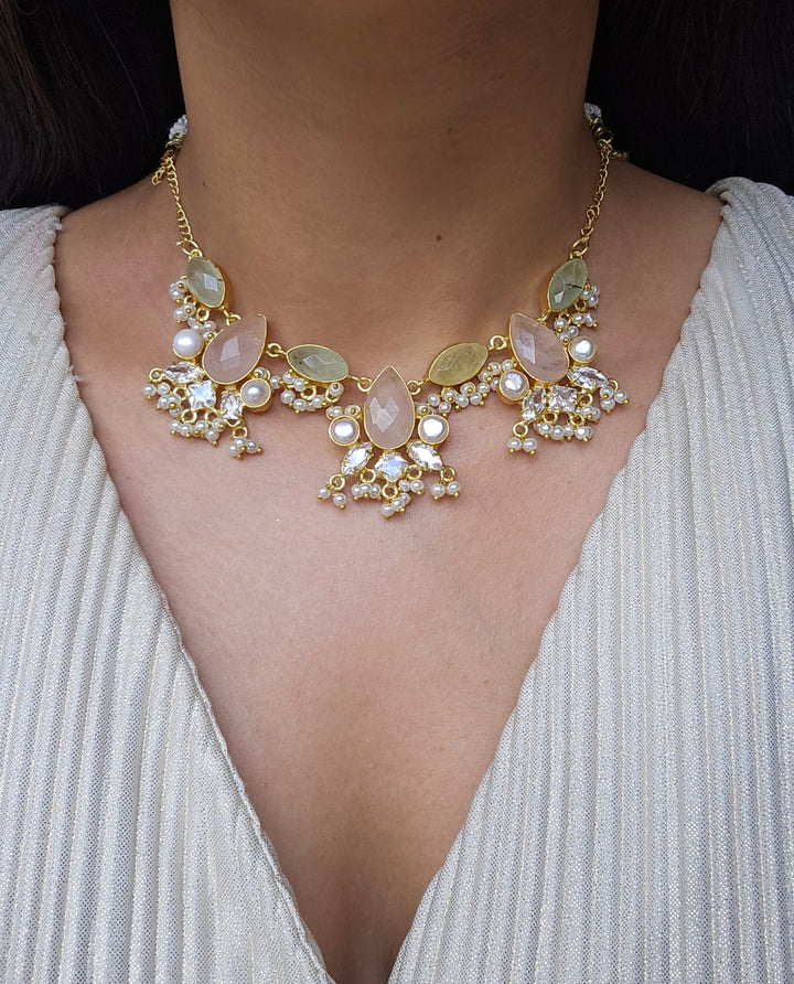 NAZIFA Choker/Necklace Set