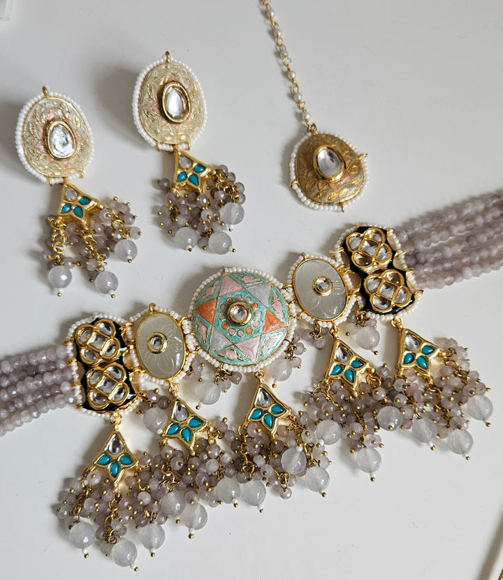 Rowena Choker/Necklace Set