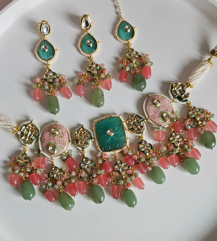 NAYLA A112 Choker/Necklace Set