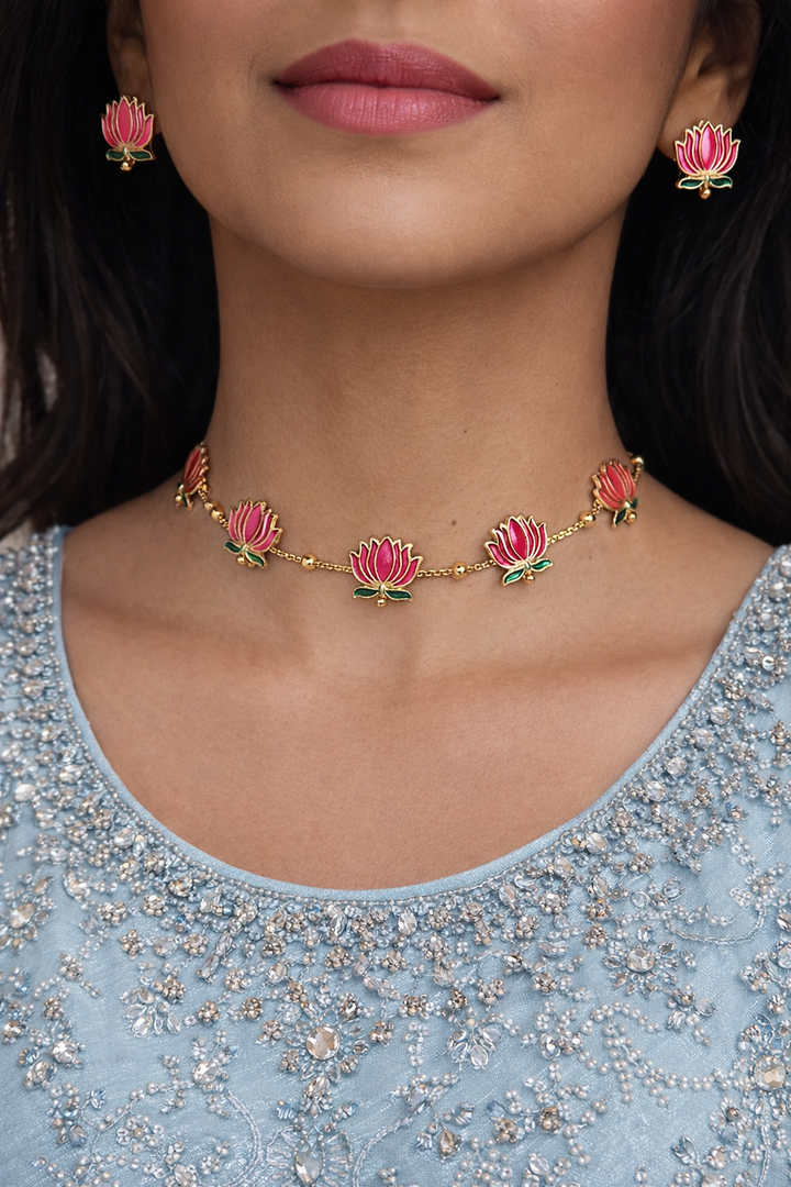 ABHI D12 Necklace/Choker Set