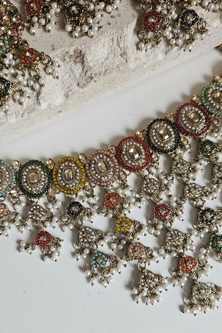 TANISHKA Choker/Necklace Set