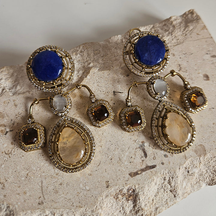 ELECIA Statement Earrings- Sabya-inspired