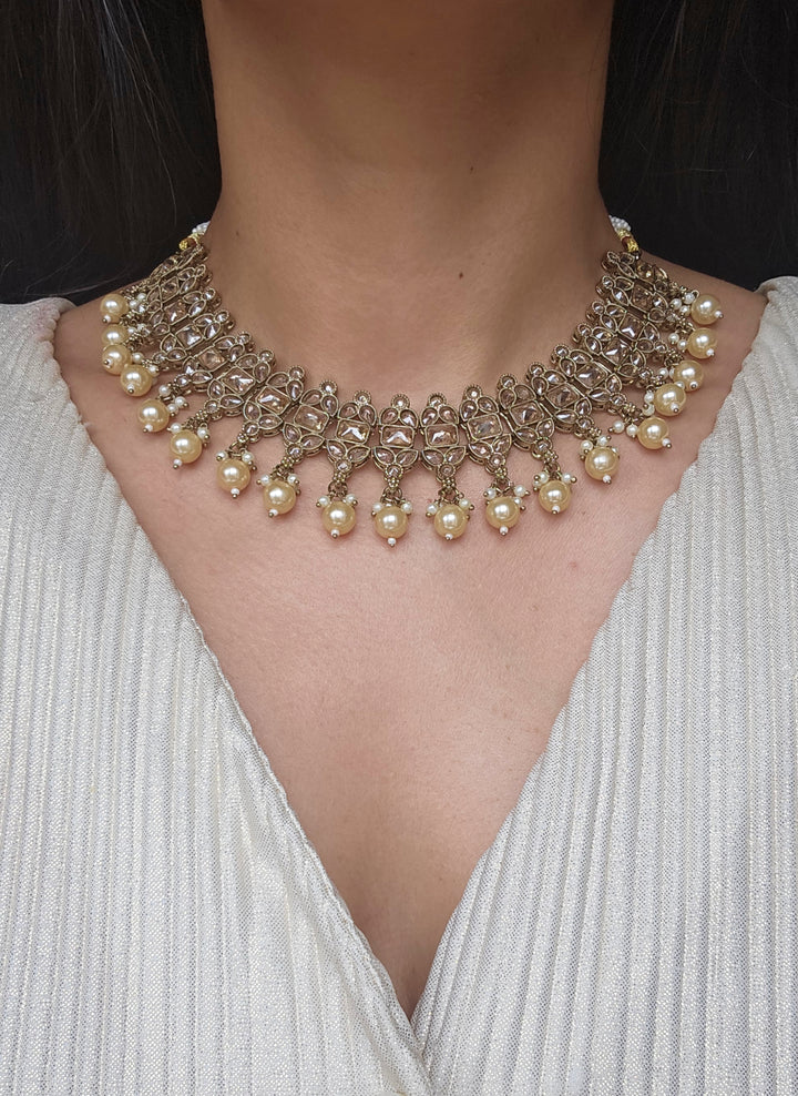 Betsy Polki Necklace Set