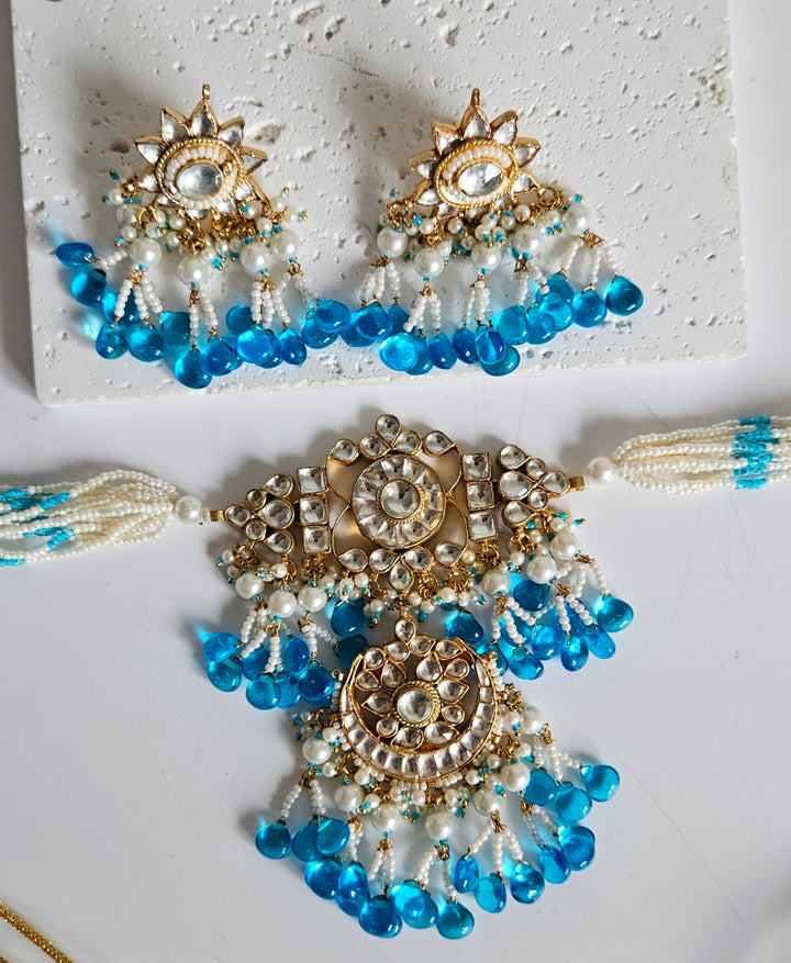 ERIC Pachi Kundan Choker/Necklace Set