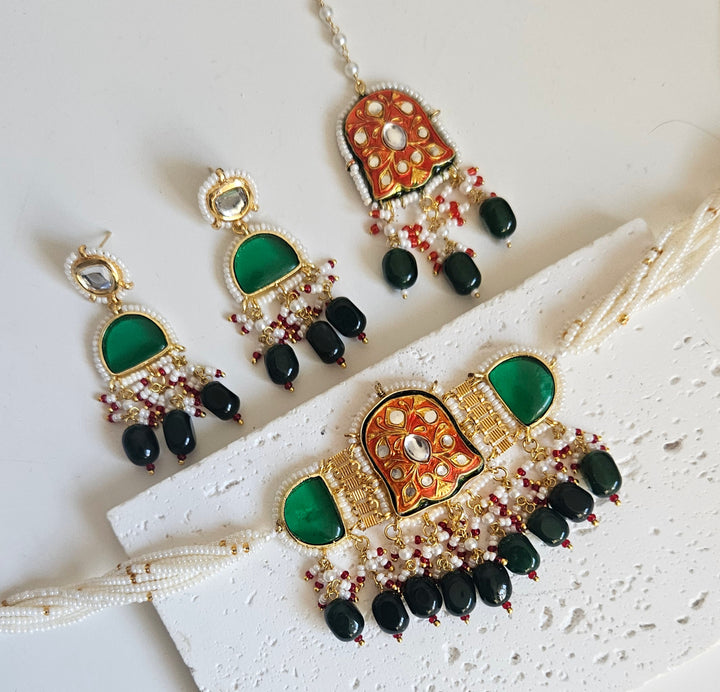 ANEEKHA Choker/Necklace Set