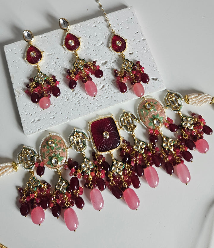 NAYLA A78 Choker/Necklace Set
