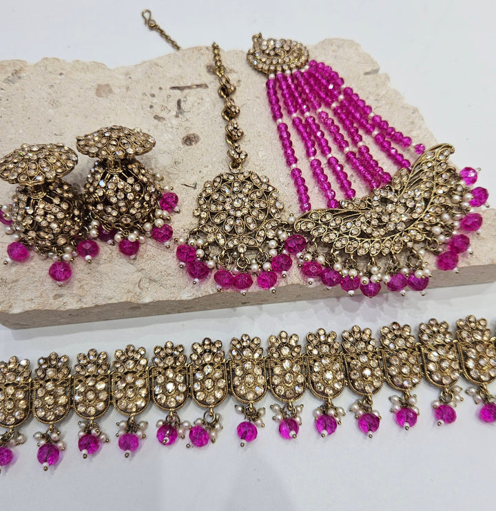 Afra Choker/Necklace Set