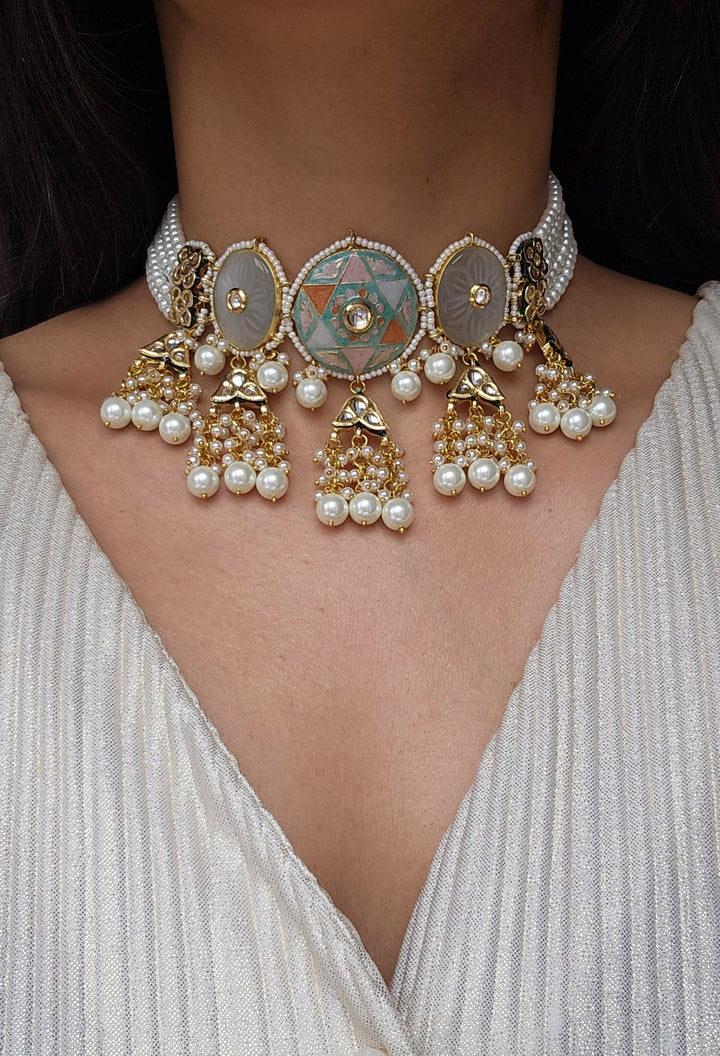 MANVEER Choker/Necklace Set