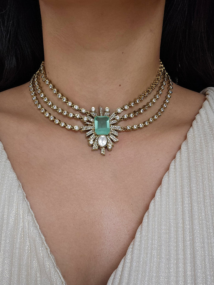 NAVPREET Choker/Necklace Set