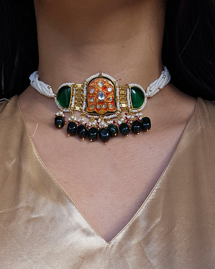 ANEEKHA Choker/Necklace Set