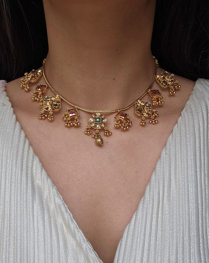 RAMISHA Choker/Necklace Set