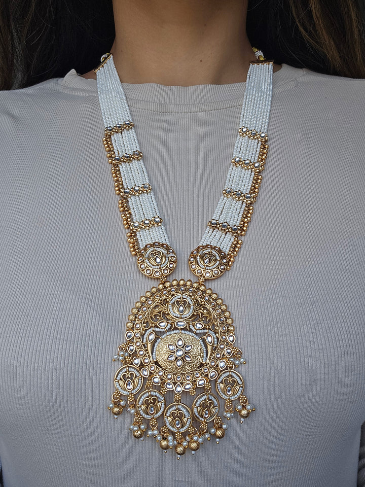 BURCH Kundan Long Necklace Set