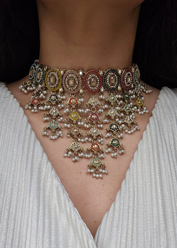 TANISHKA Choker/Necklace Set