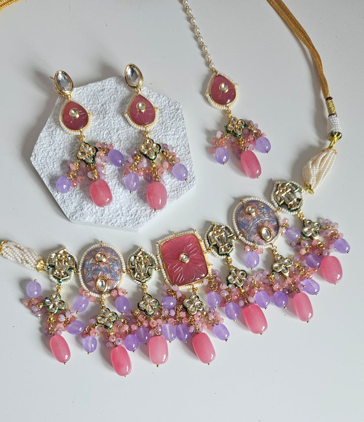 NAYLA A123 Choker/Necklace Set