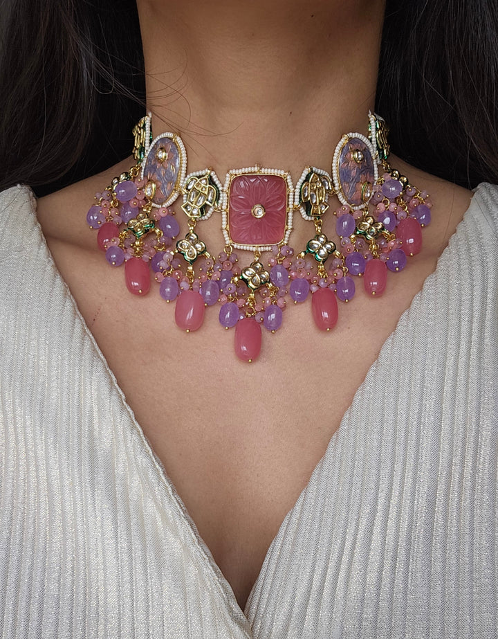 NAYLA A123 Choker/Necklace Set