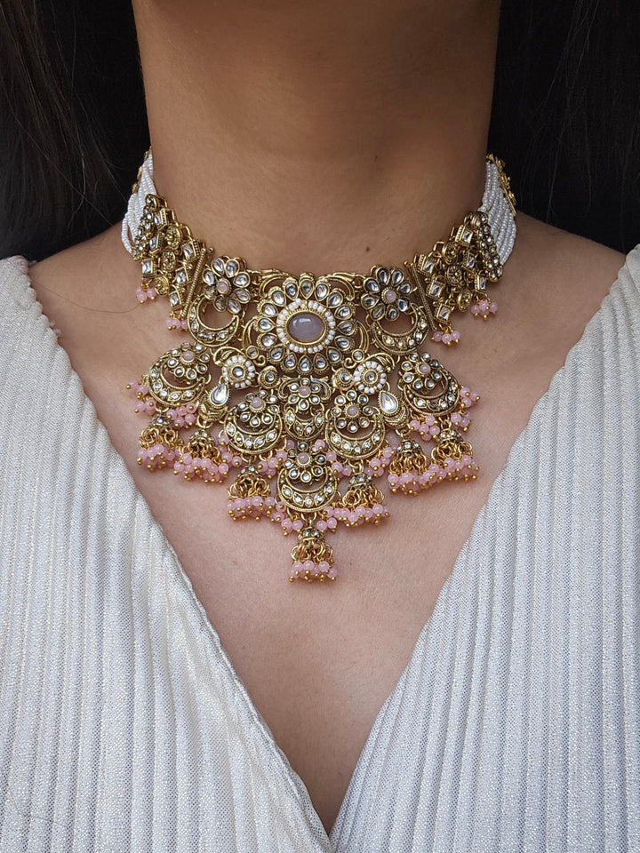 RAVJOT Choker/Necklace Set