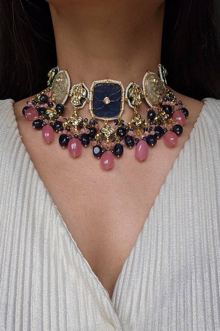 NAYLA A115 Choker/Necklace Set