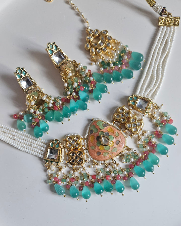 RUHELA Choker/Necklace Set