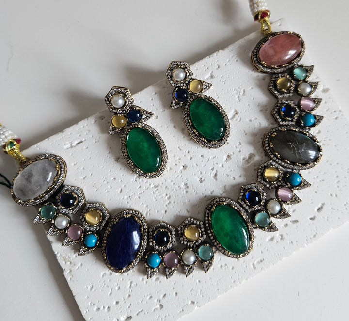 CAROLR Choker/Necklace Set- Sabyasachi Inspired Set (Copy)