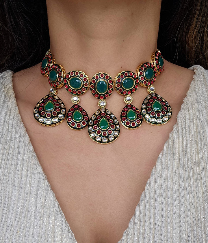 ZAHIDA Choker/Necklace Set