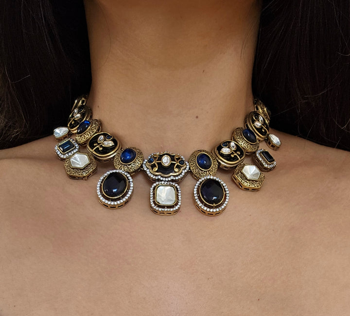 NAVNEET Choker/Necklace Set