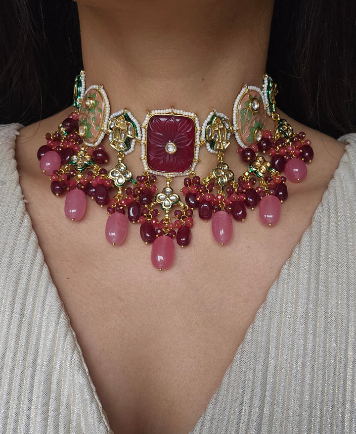 NAYLA A78 Choker/Necklace Set